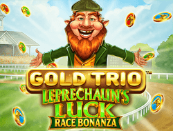 Playtech Gold Trio Leprechauns Luck Race Bonanza Mobile Spiel bei Vegadream Casino