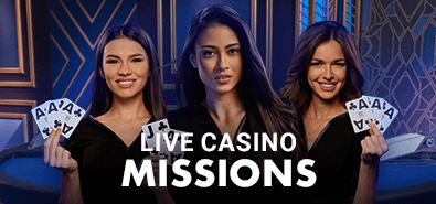 Live Casino Missions: Get €/$20 in bonuses