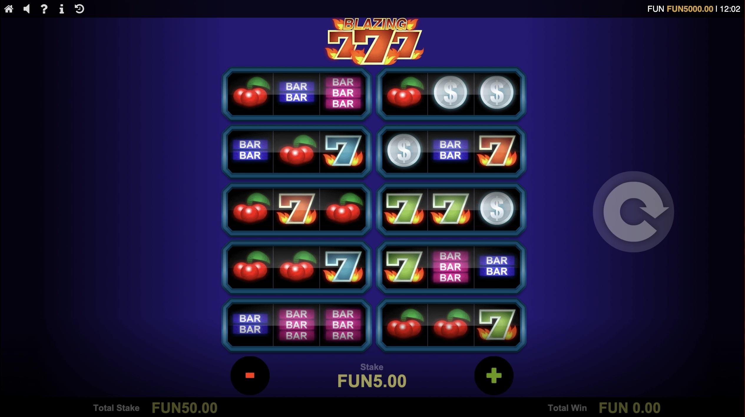 Blazing 7s Slot Overview