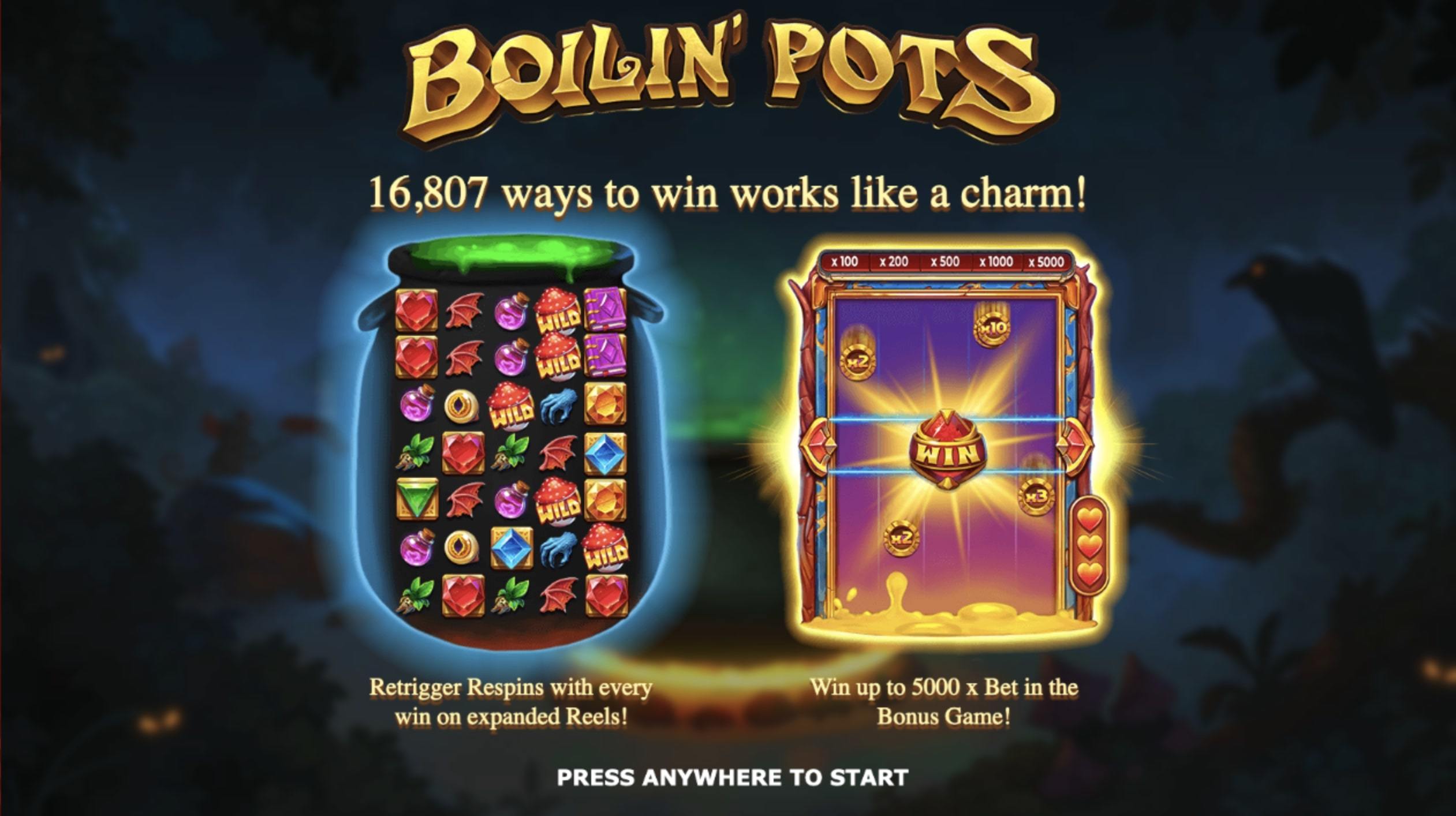  Boilin Pots Slot bonus features