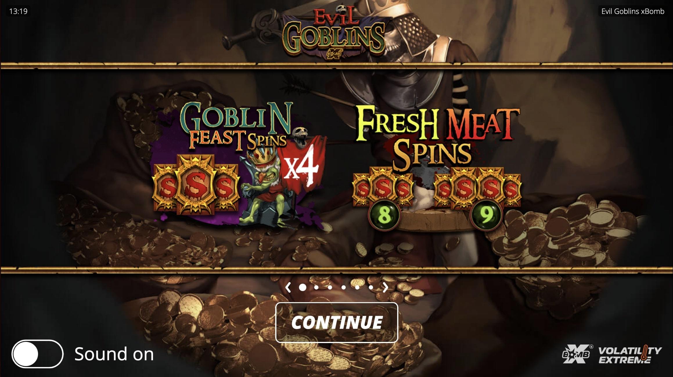 Evil Goblins Xbomb Slot bonus features