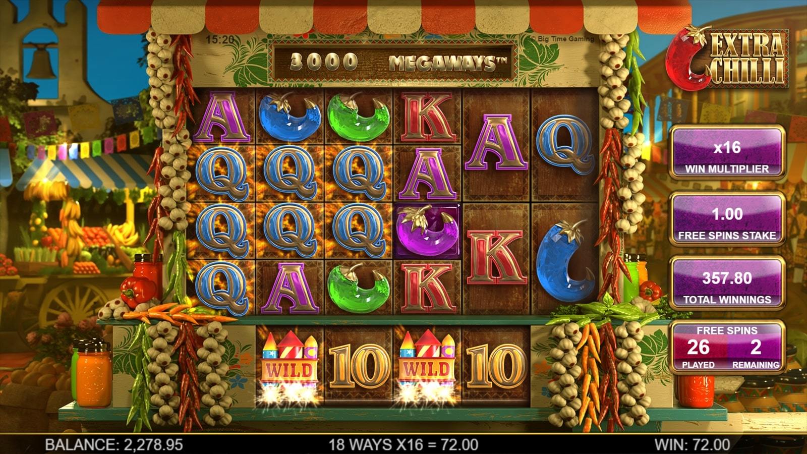 Extra chilli slot