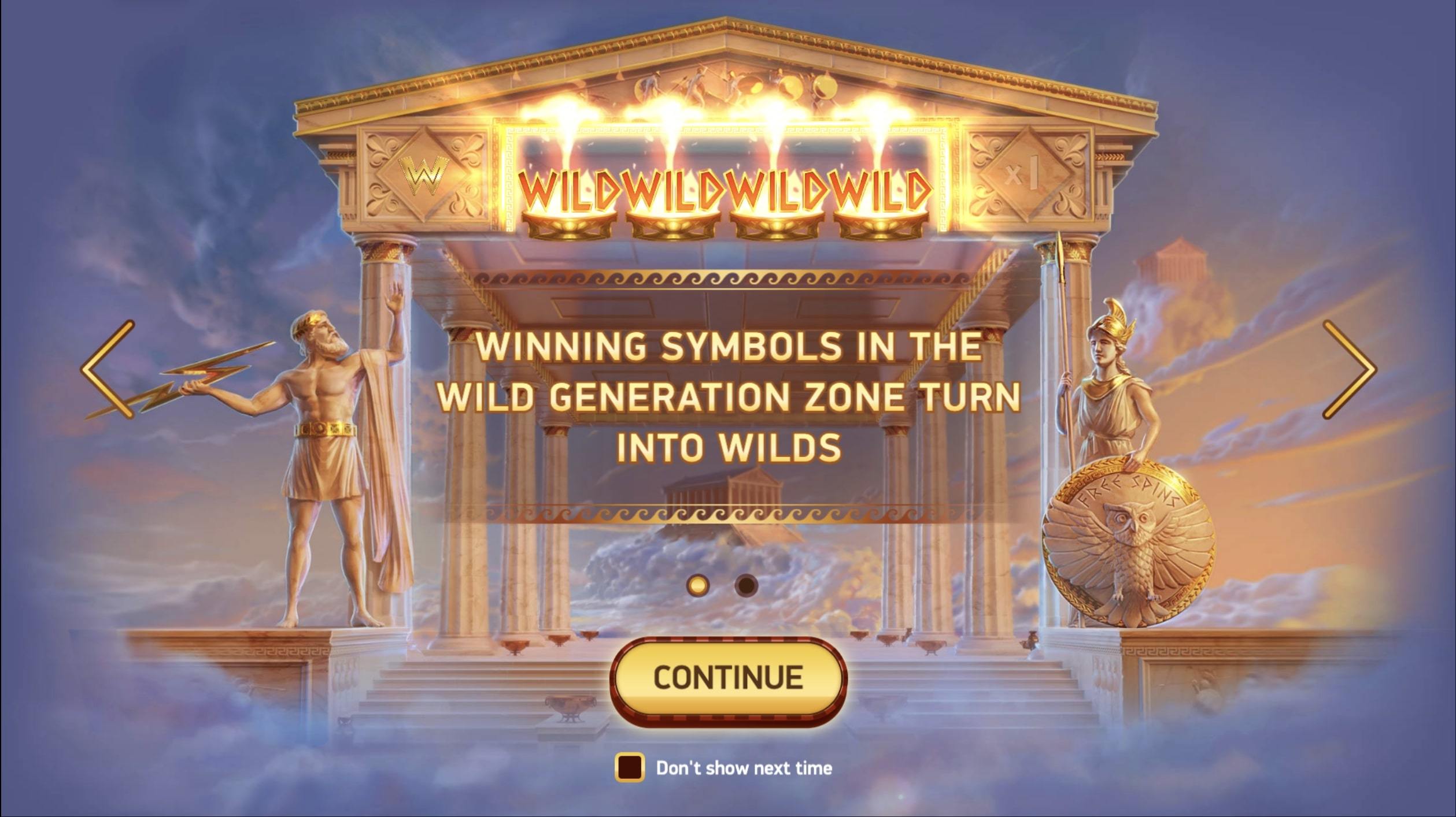  Parthenon Quest for Immortality Slot bonus features