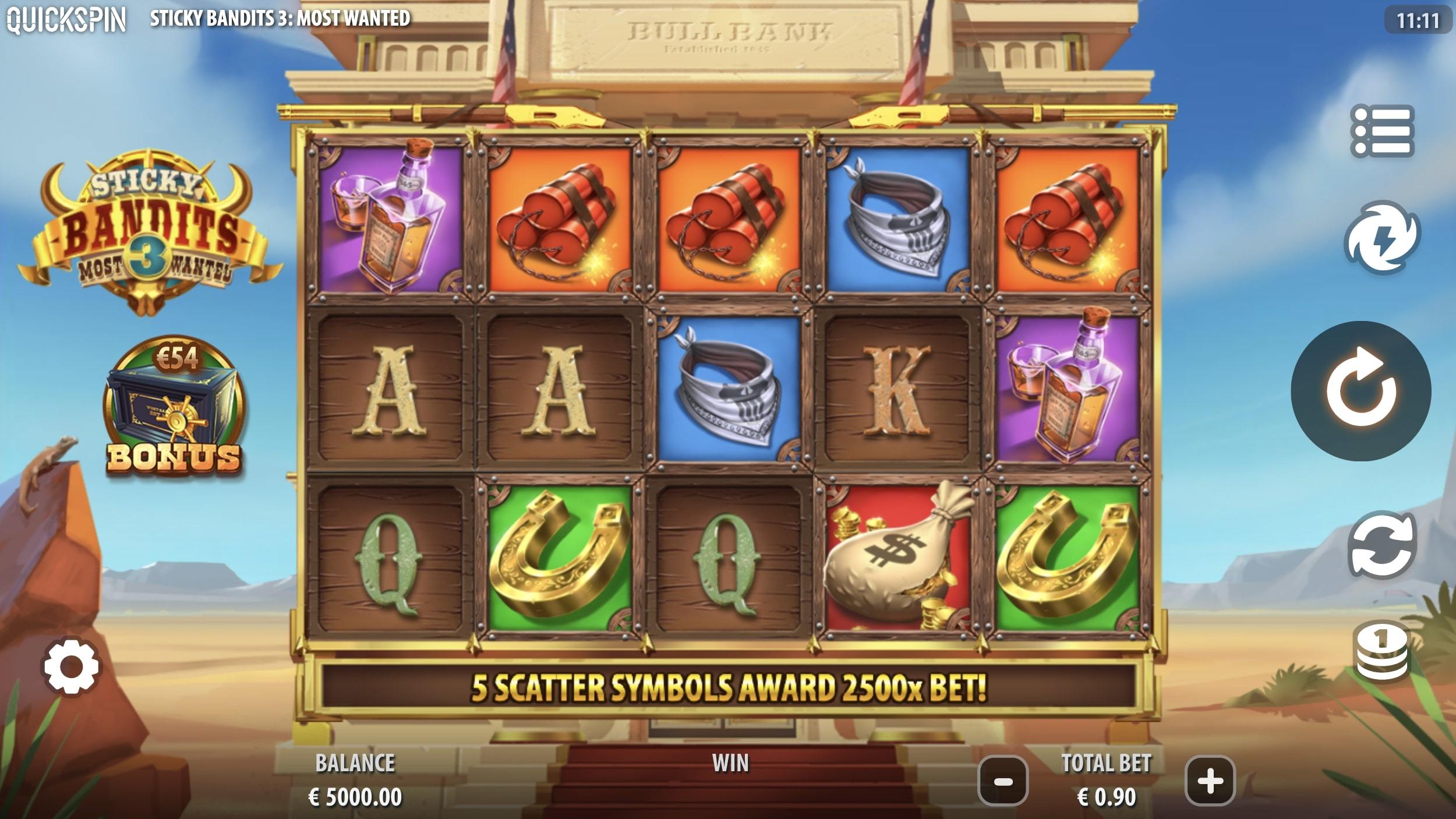  Sticky Bandits 3 Most Wanted Slot Overview