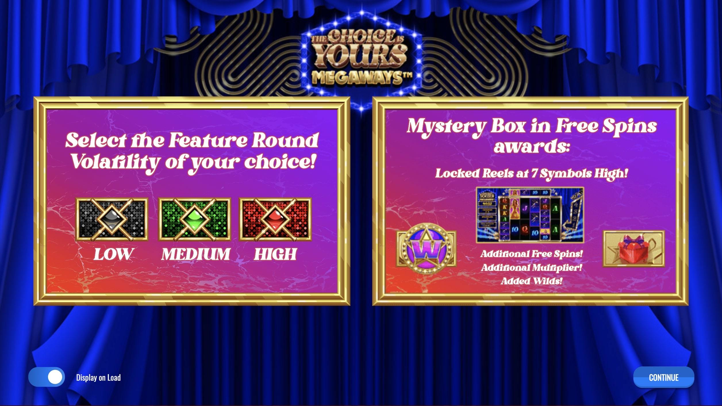  The Choice is Yours Megaways Slot bonus features