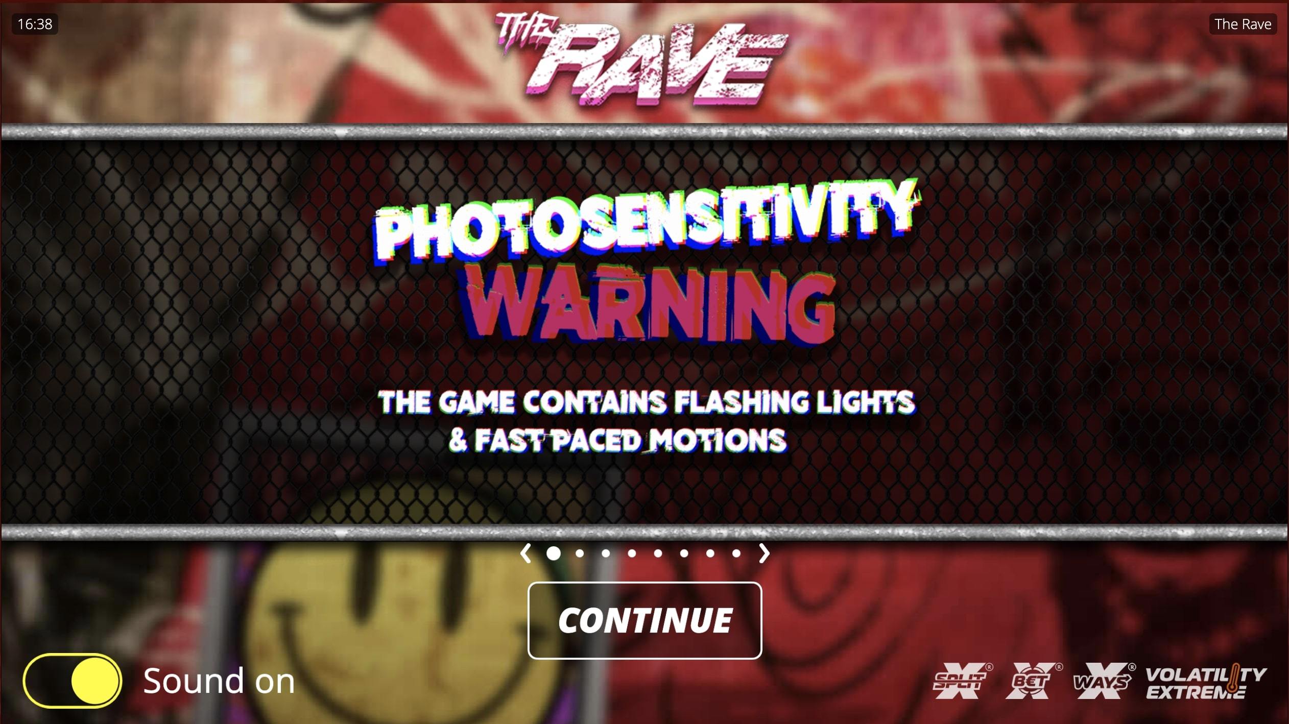  The Rave Slot bonus features