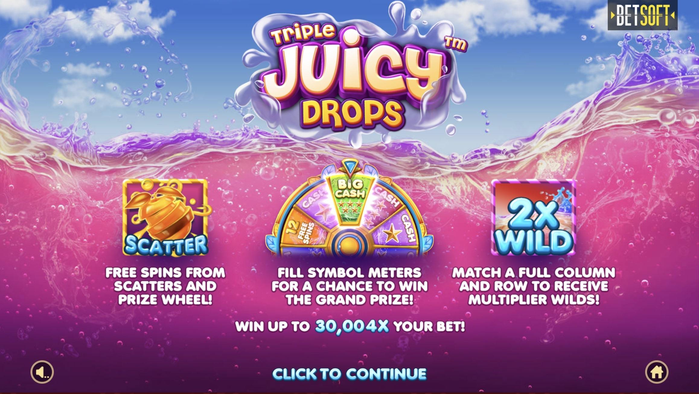 Play Triple Juicy Drops Online RANT Casino
