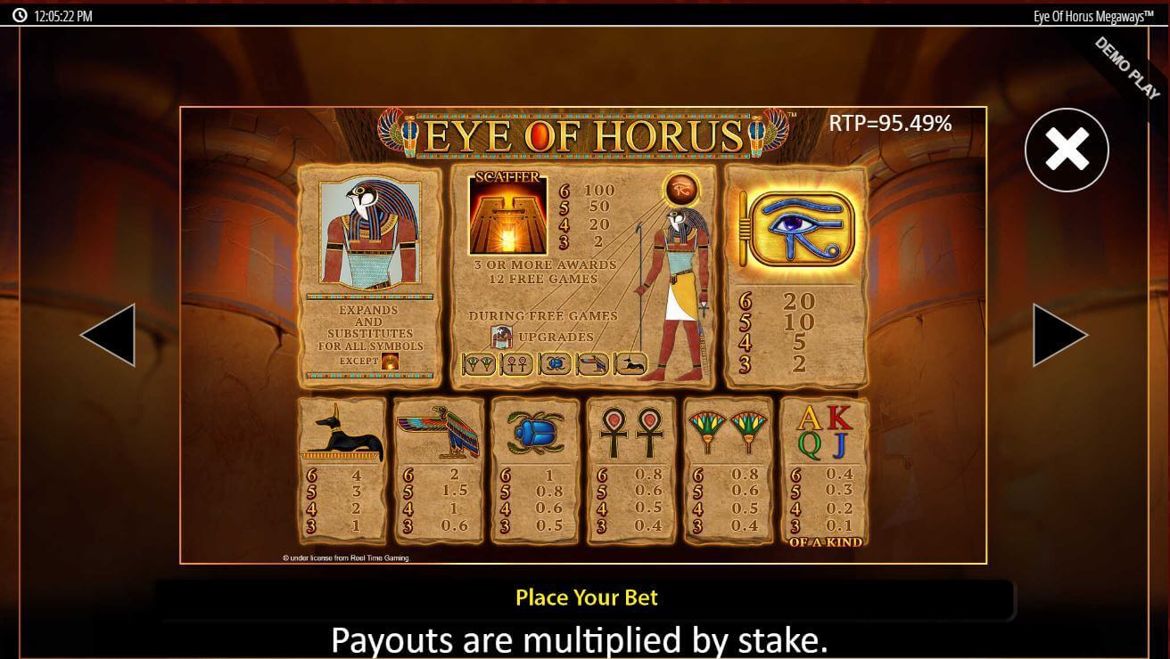 Eye of horus megaways