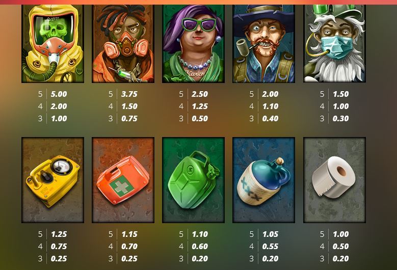 xWAYS HOARDER xSPLIT slot symbols
