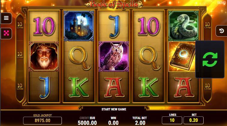 Book of Spells-2 New Online Slot August 2022 Scatters Casino