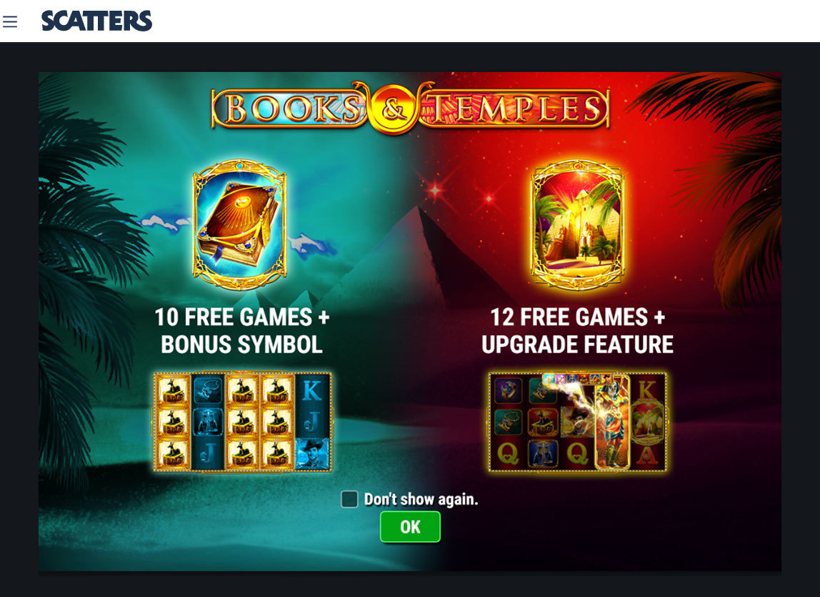 Books And Temples Slot Free Game Features - Slots Casino Canada 