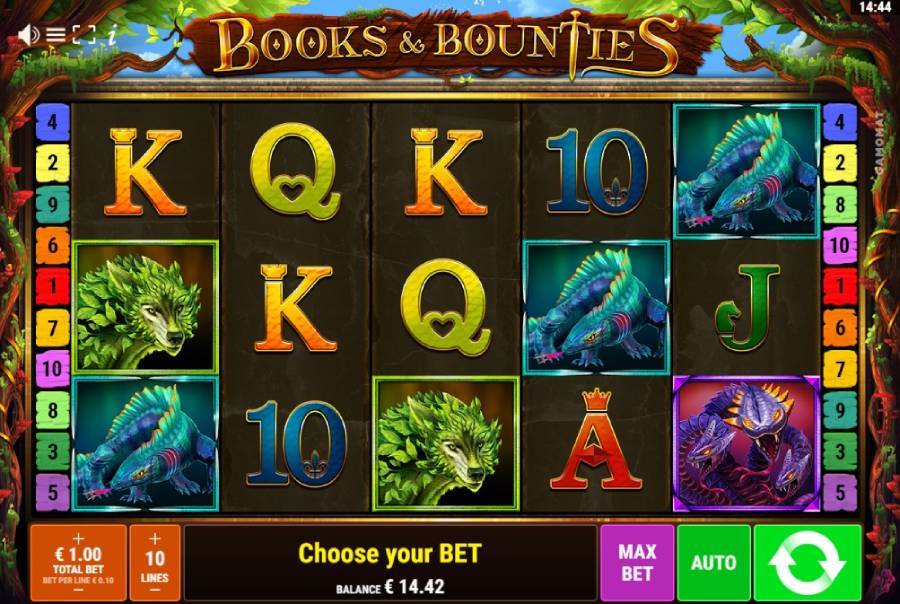 Books & bounties best online slots by gamomat