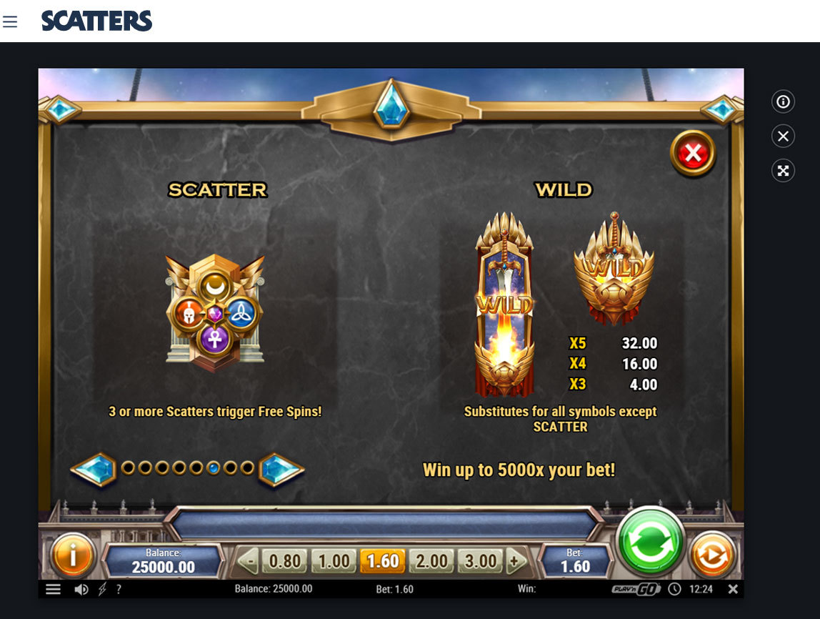 Divine Showdown Online Slot - Scatters Online Casino