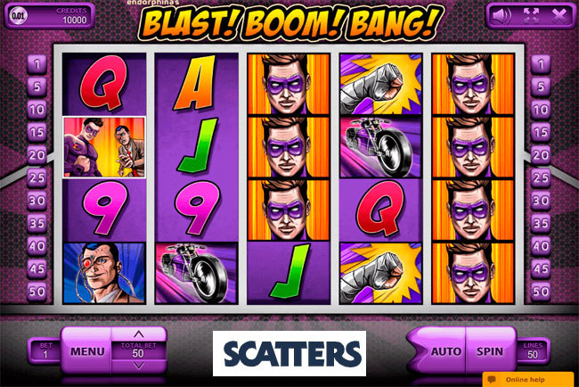 Blast Boom Bang Online Slot by Endorphina - Scatters Casino