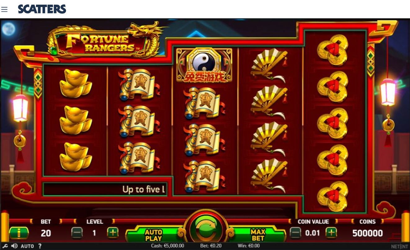 Fortune Rangers Slot by Netent - Casino Scatters 