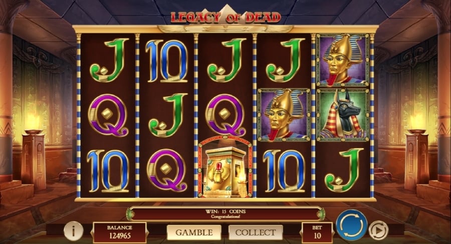 Game Slot legacy of dead scatters review