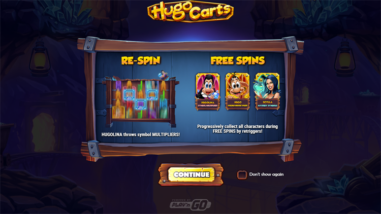 Hugo Carts Slot - Hugolina symbol multipliers