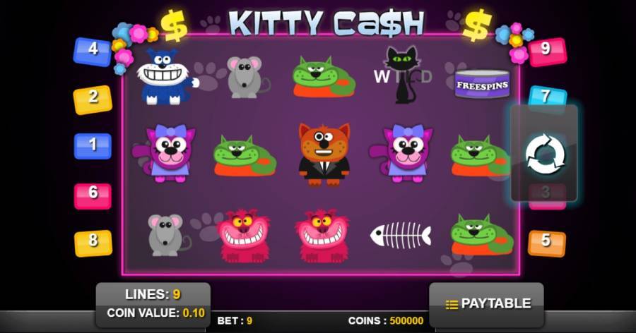 Kitty Cash top 10 online casino games by 1x2 gaming