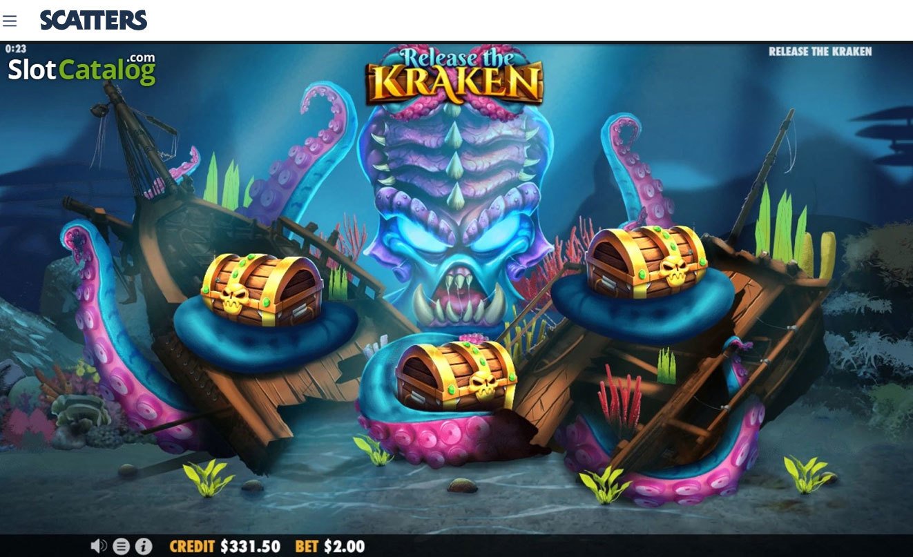 Release the Kraken slot by Pragmatic Play - Scatters New Zealand Casino