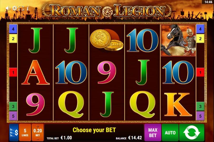 Roman legion best online slot by gamomat