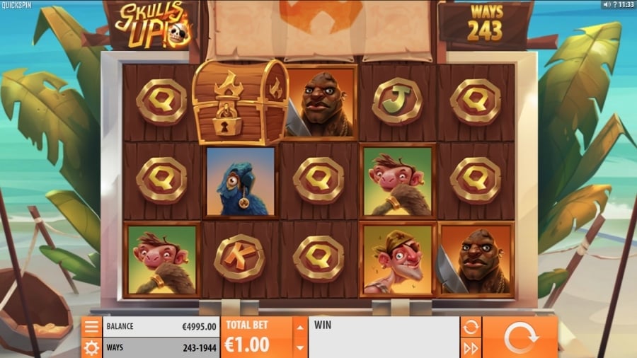 Skulls-up online slot 5 amazing slots with scatter symbols