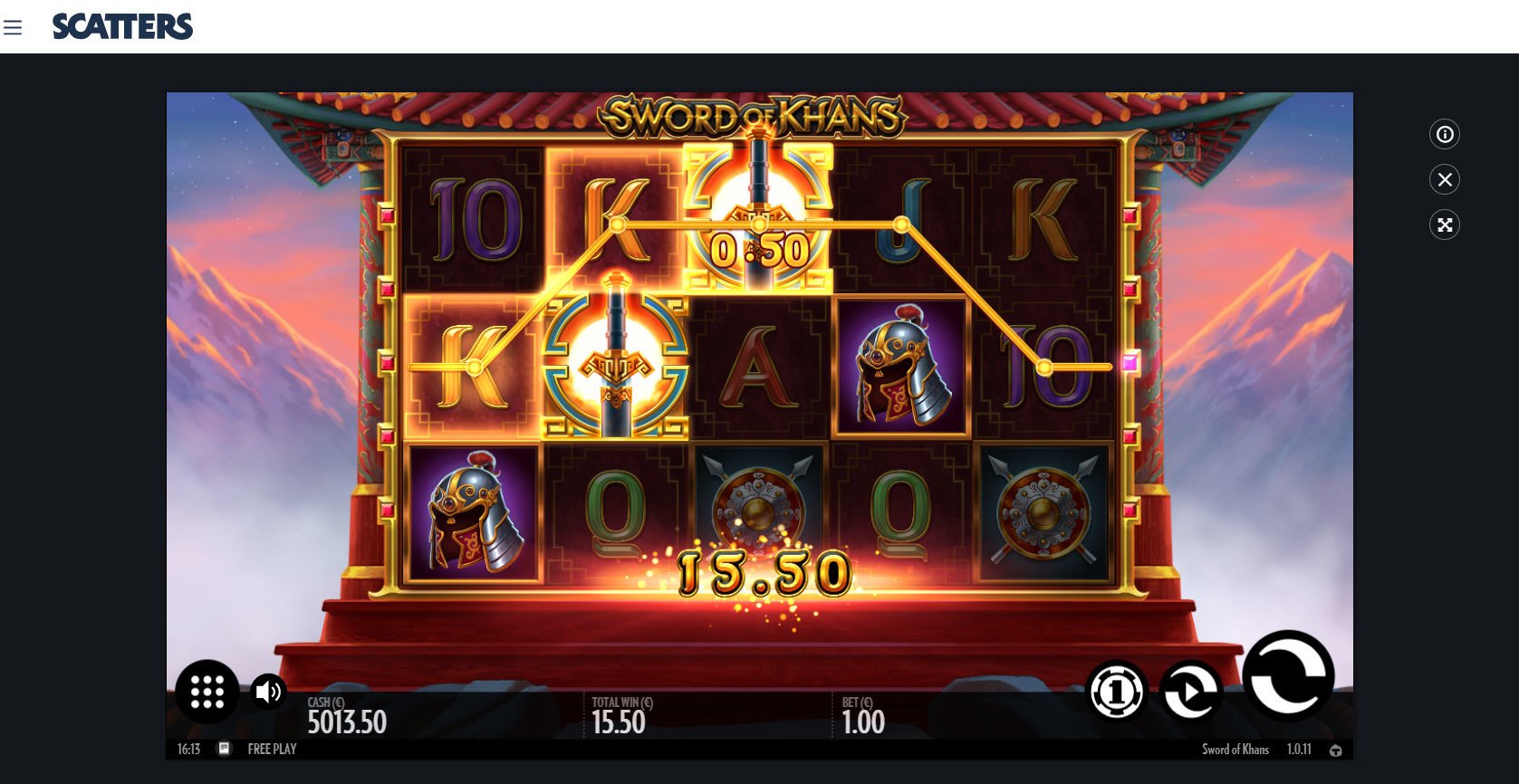 Sword of Khan Online Slot - Scatters Online Casino