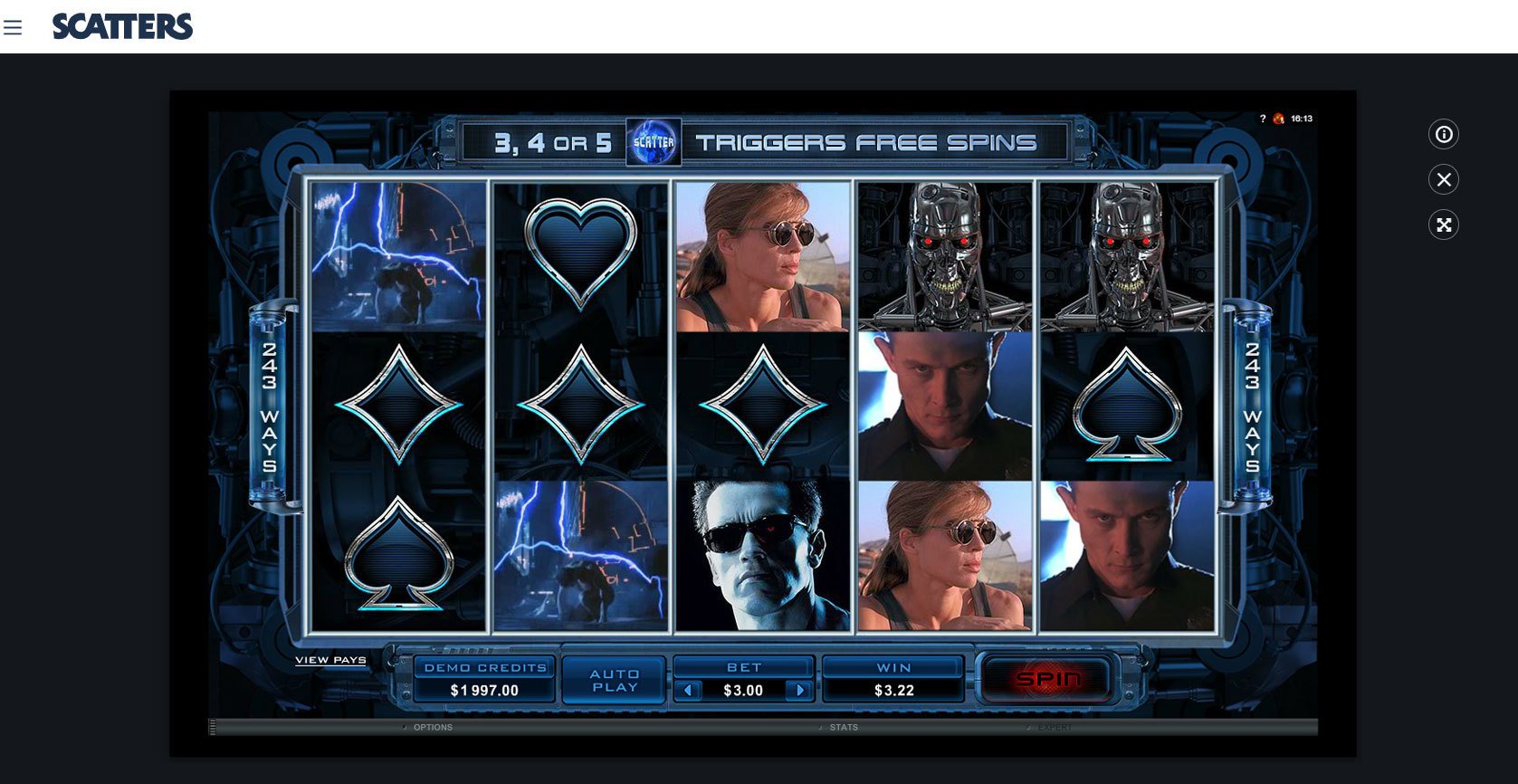 Terminator 2 Online Slot - Scatters New Zealand Slots Casino