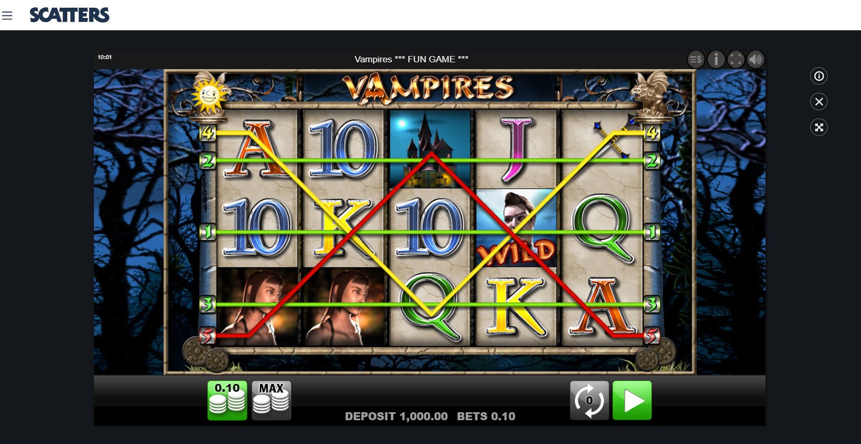 Play Vampires Slot by Merkur Free or Real Money at Scatters Casino  New Zealand