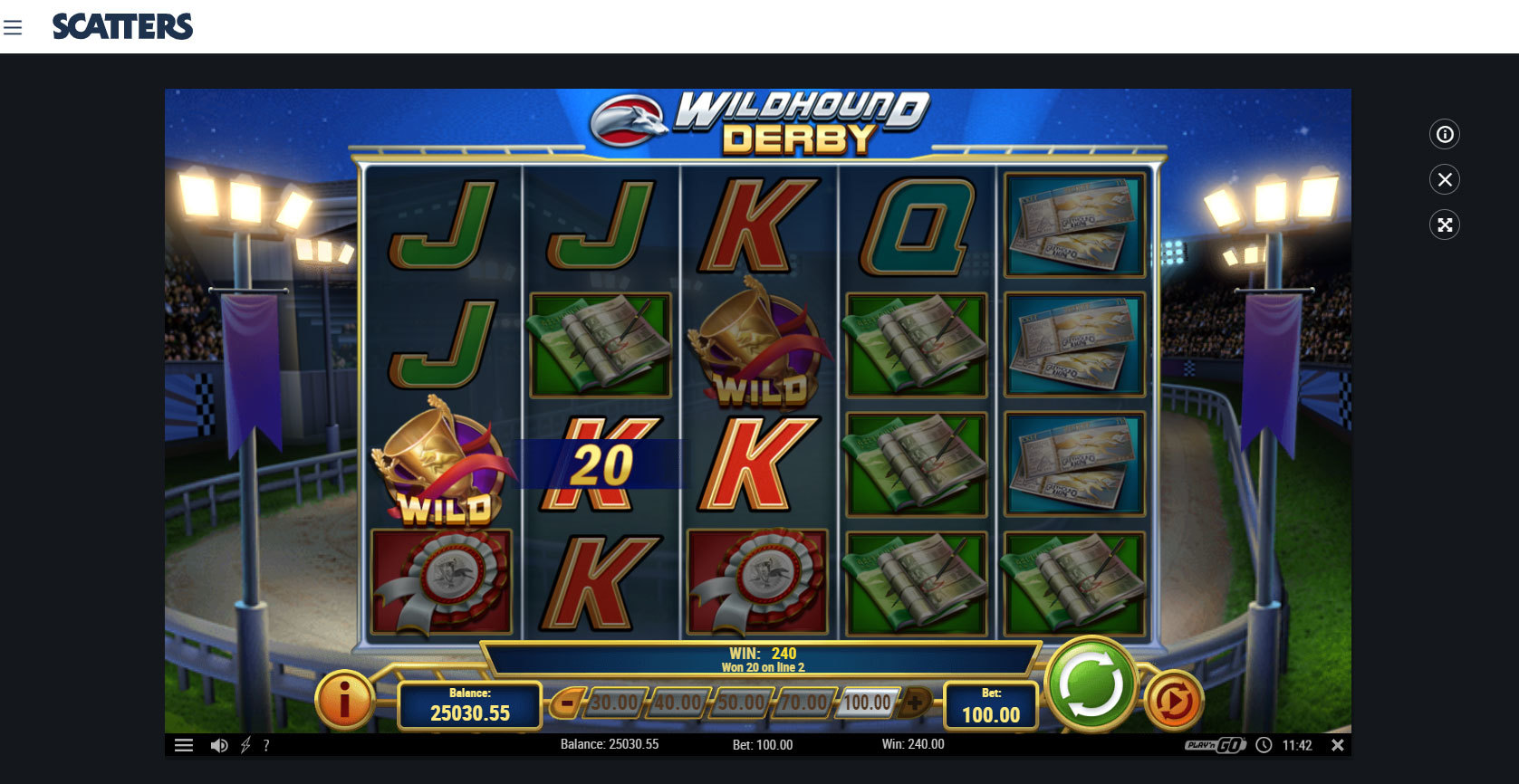 Play Wildhound Derby Online Slot at New Zealand Scatters Slots Casino