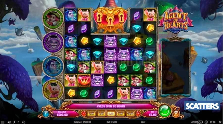 Agent of Hearts Slot by Play’n GO - Scatters Casino