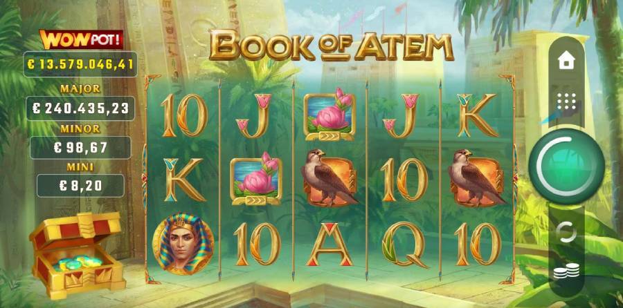 book of atem progressive jackpot slot july 2022