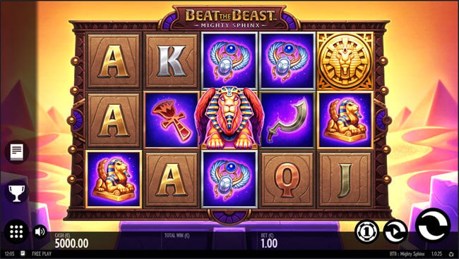 Mighty Sphinx Online Slot by Thunderkick - Scatters Casino