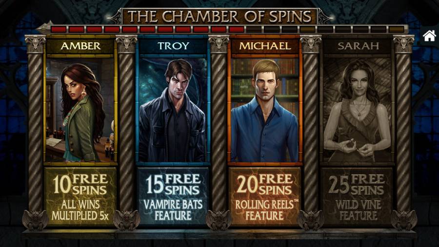 the chamber of spins immortal romance free spins